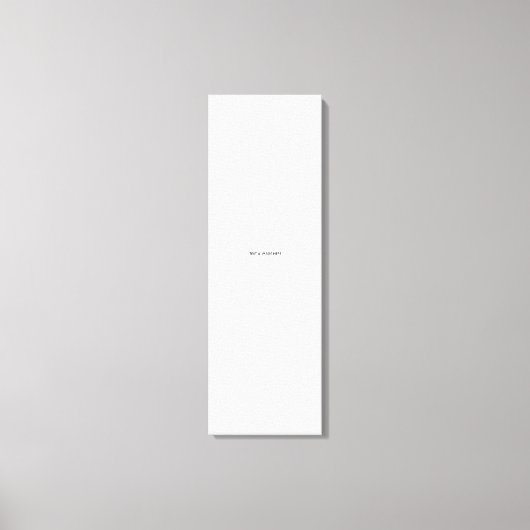 Maak je eigen wit canvas afdruk (Voorkant)