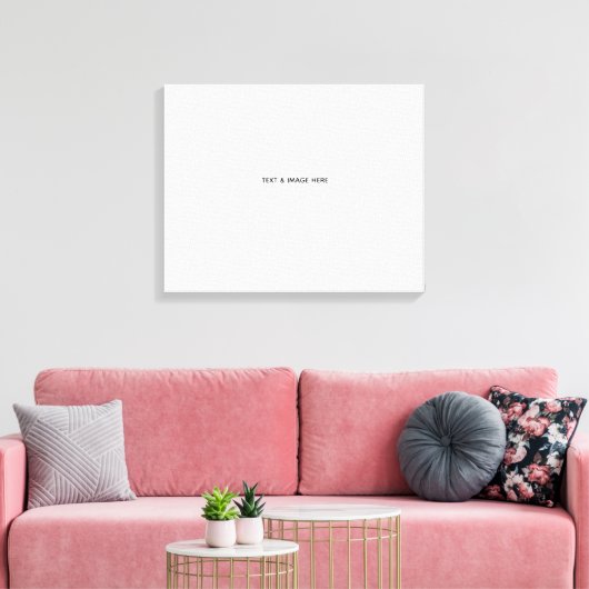 Maak je eigen wit canvas afdruk (Insitu (Woonkamer))