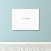 Maak je eigen wit canvas afdruk (Insitu (Houten vloer))