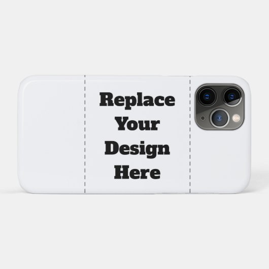 Maak je eigen wit Case-Mate iPhone case (Achterkant (horizontaal))