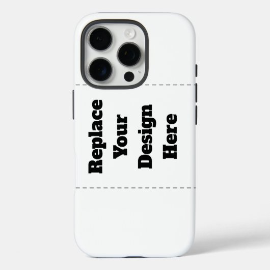 Maak je eigen wit Case-Mate iPhone case (Achterkant)