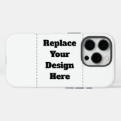 Maak je eigen wit Case-Mate iPhone case (Achterkant (horizontaal))