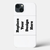 Maak je eigen wit Case-Mate iPhone case (Achterkant)