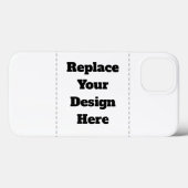Maak je eigen wit Case-Mate iPhone case (Achterkant (horizontaal))