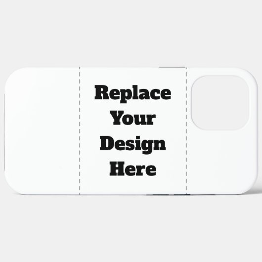Maak je eigen wit Case-Mate iPhone case (Achterkant (horizontaal))