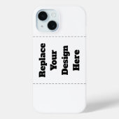 Maak je eigen wit Case-Mate iPhone case (Achterkant)