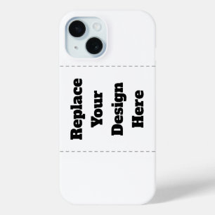 Maak je eigen wit iPhone 15 case