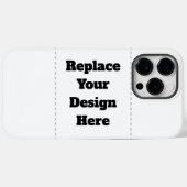 Maak Je Eigen wit Case-Mate iPhone Case (Achterkant (horizontaal))