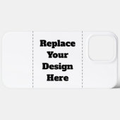 Maak je eigen wit Case-Mate iPhone case (Achterkant (horizontaal))