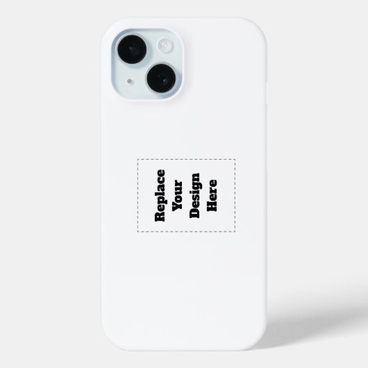 Maak je eigen wit Case-Mate iPhone case (Achterkant)
