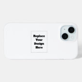 Maak je eigen wit Case-Mate iPhone case (Achterkant (horizontaal))