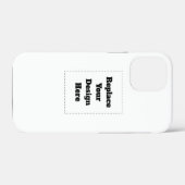 Maak je eigen wit Case-Mate iPhone case (Achterkant (horizontaal))