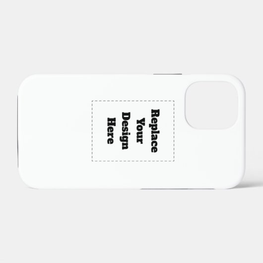 Maak je eigen wit Case-Mate iPhone case (Achterkant (horizontaal))
