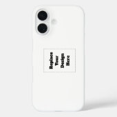 Maak je eigen wit Case-Mate iPhone case (Achterkant)