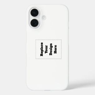 Maak je eigen wit iPhone 16 hoesje