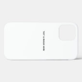 Maak je eigen wit Case-Mate iPhone case (Achterkant (horizontaal))