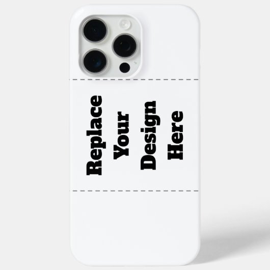 Maak je eigen wit Case-Mate iPhone case (Achterkant)