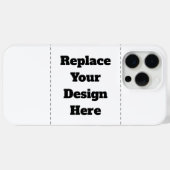 Maak je eigen wit Case-Mate iPhone case (Achterkant (horizontaal))
