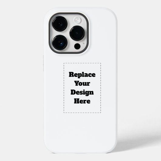 Maak je eigen wit Case-Mate iPhone case (Achterkant)