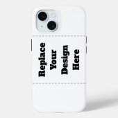 Maak Je Eigen wit Case-Mate iPhone Case (Achterkant)