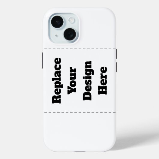 Maak Je Eigen wit Case-Mate iPhone Case (Achterkant)