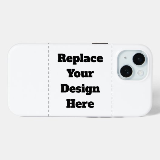 Maak Je Eigen wit Case-Mate iPhone Case (Achterkant (horizontaal))