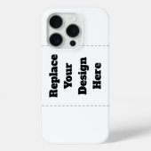 Maak je eigen wit Case-Mate iPhone case (Achterkant)