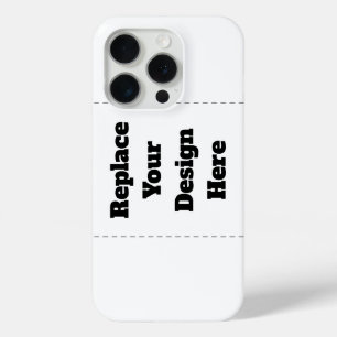 Maak je eigen wit iPhone 15 pro case