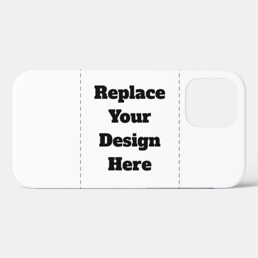 Maak Je Eigen wit Case-Mate iPhone Case (Achterkant (horizontaal))