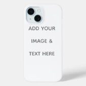 Maak je eigen wit Case-Mate iPhone case (Achterkant)