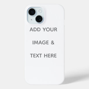 Maak je eigen wit iPhone 15 case
