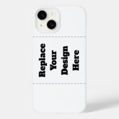 Maak je eigen wit Case-Mate iPhone case (Achterkant)