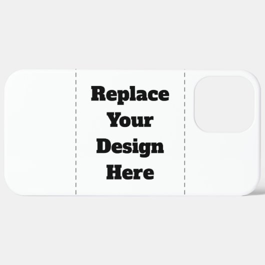 Maak je eigen wit Case-Mate iPhone case (Achterkant / Rechts)
