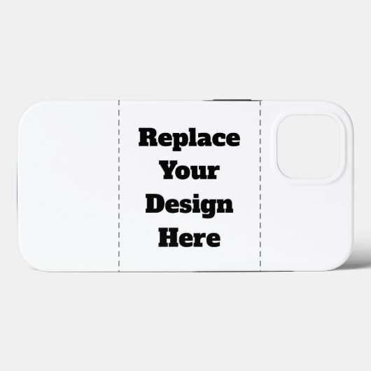 Maak je eigen wit Case-Mate iPhone case (Achterkant (horizontaal))