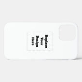 Maak je eigen wit Case-Mate iPhone case (Achterkant (horizontaal))