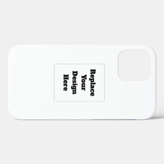 Maak je eigen wit Case-Mate iPhone case (Achterkant (horizontaal))