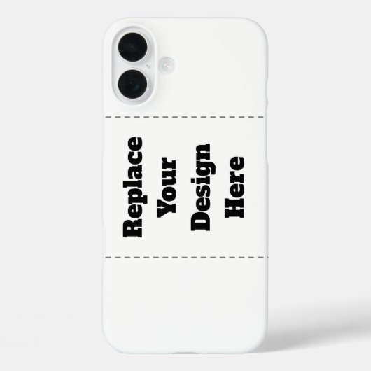 Maak je eigen wit Case-Mate iPhone case (Achterkant)