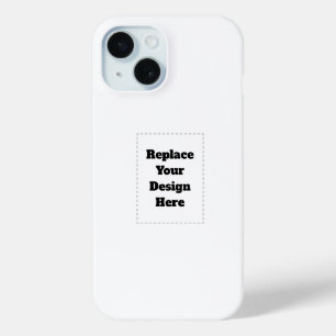 Maak je eigen wit iPhone 15 case