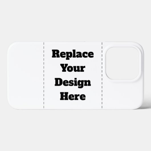 Maak je eigen wit Case-Mate iPhone case (Achterkant (horizontaal))