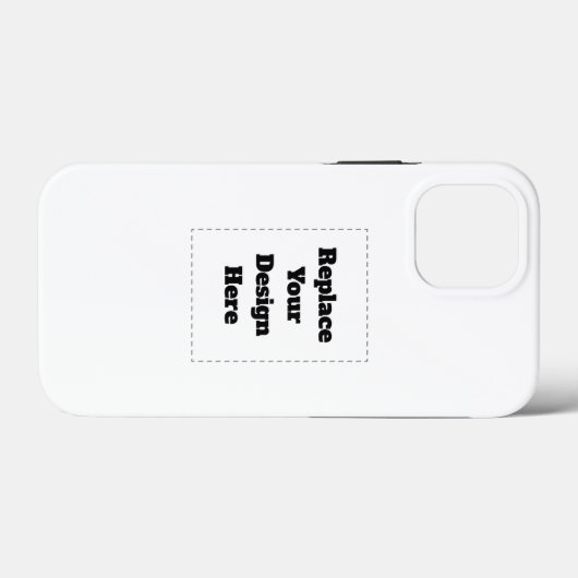 Maak je eigen wit Case-Mate iPhone case (Achterkant (horizontaal))