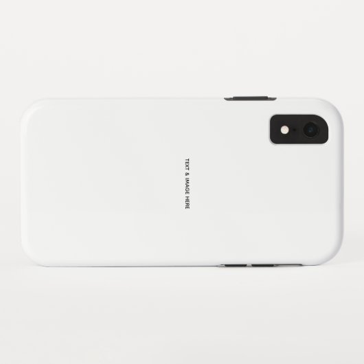 Maak je eigen wit Case-Mate iPhone case (Achterkant (horizontaal))