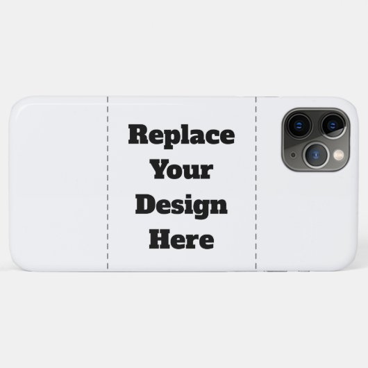 Maak je eigen wit Case-Mate iPhone case (Achterkant (horizontaal))