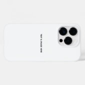 Maak je eigen wit Case-Mate iPhone case (Achterkant (horizontaal))