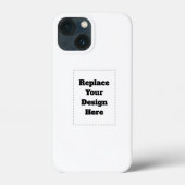 Maak je eigen wit Case-Mate iPhone case (Achterkant)