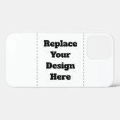 Maak je eigen wit Case-Mate iPhone case (Achterkant (horizontaal))