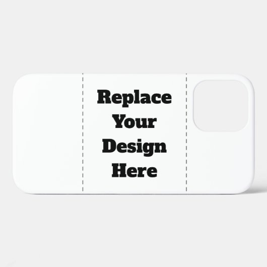 Maak je eigen wit Case-Mate iPhone case (Achterkant (horizontaal))
