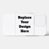 Maak je eigen wit Case-Mate iPhone case (Achterkant (horizontaal))