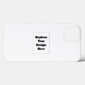 Maak je eigen wit Case-Mate iPhone case (Achterkant (horizontaal))