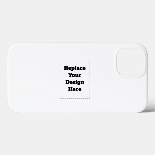 Maak je eigen wit Case-Mate iPhone case (Achterkant (horizontaal))