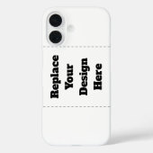 Maak je eigen wit Case-Mate iPhone case (Achterkant)